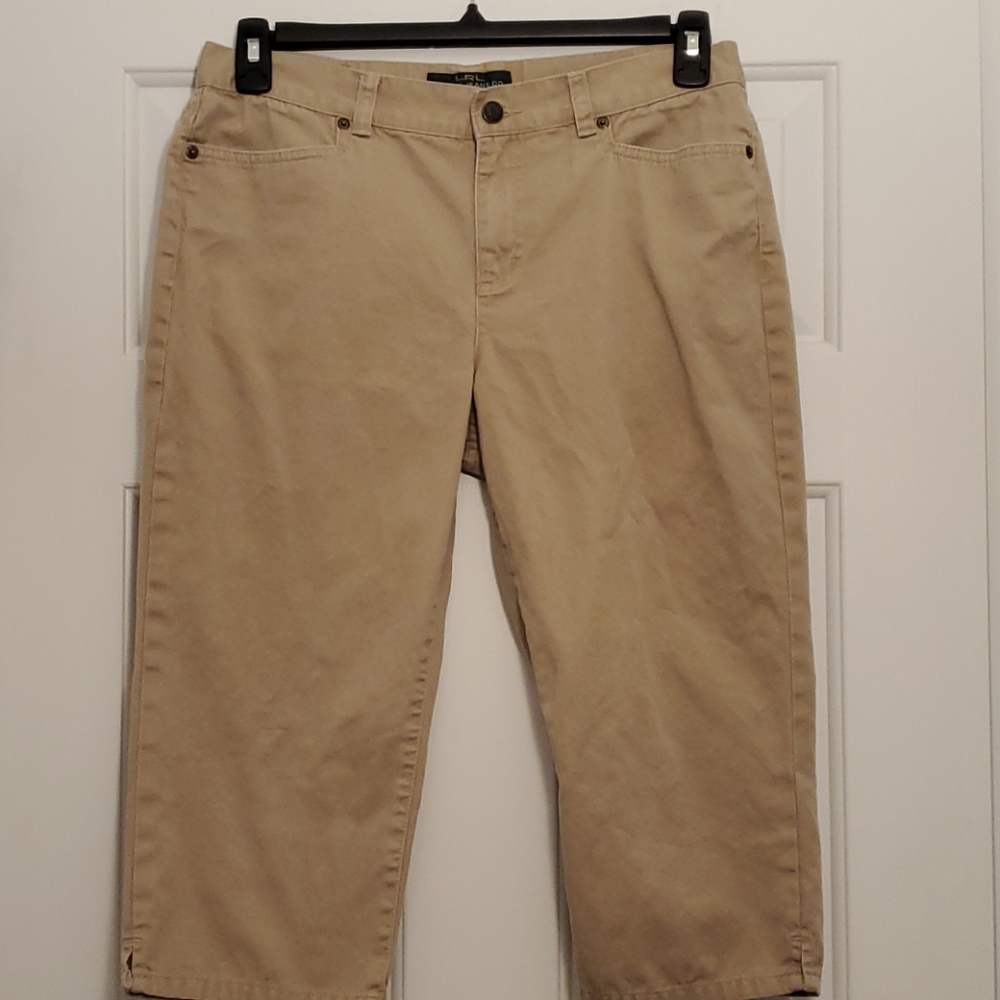 Khaki Ralph Lauren Capris